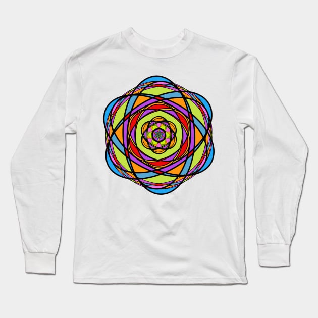 Symetric Long Sleeve T-Shirt by stephenignacio